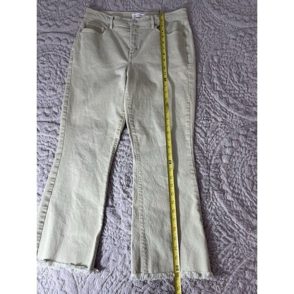 Made and Loved LOFT Jeans Womens Size 30 / 10 Skinny Green - Picture 7 of 7